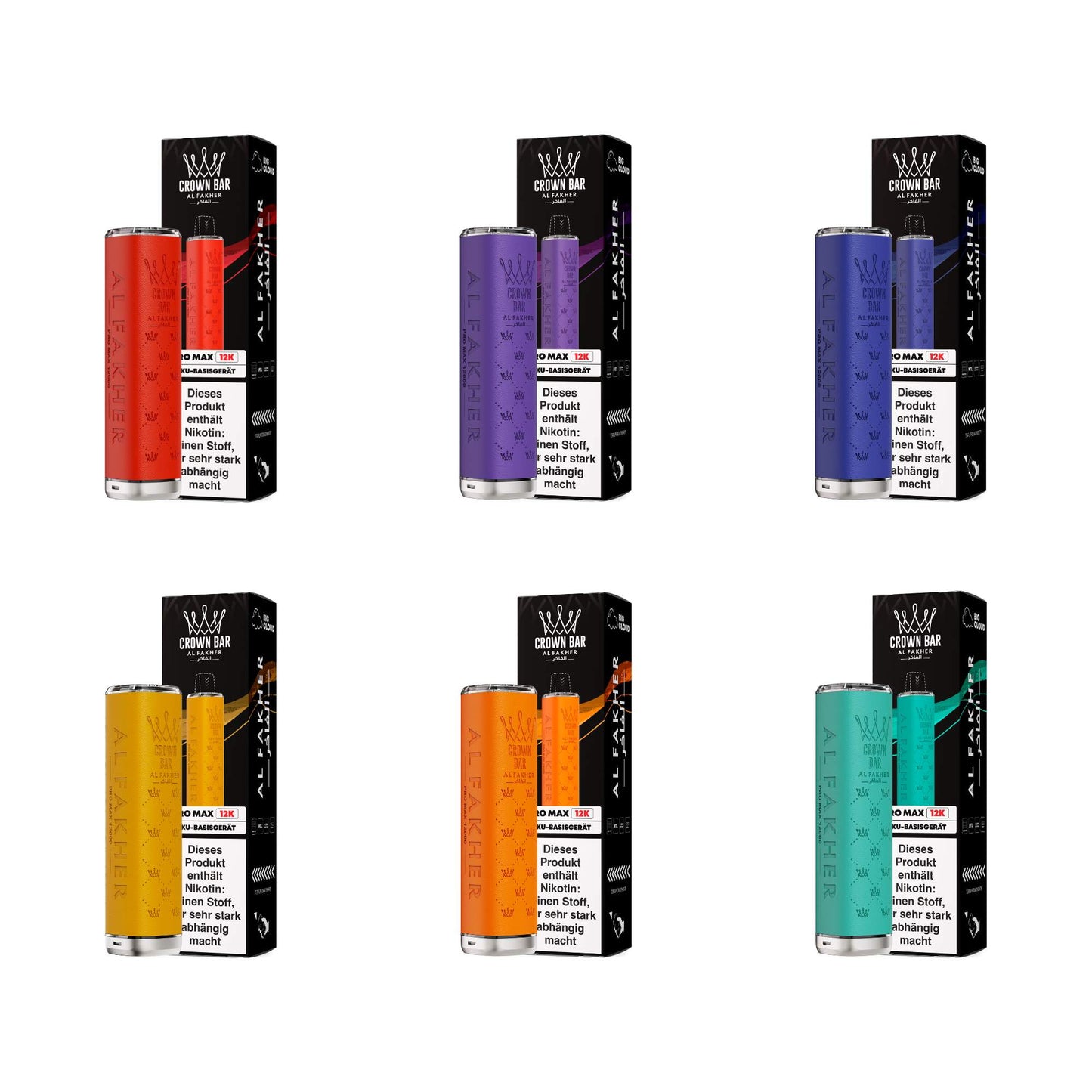 Al Fakher Crown Bar Pro Max 12K - Batterie Pod
