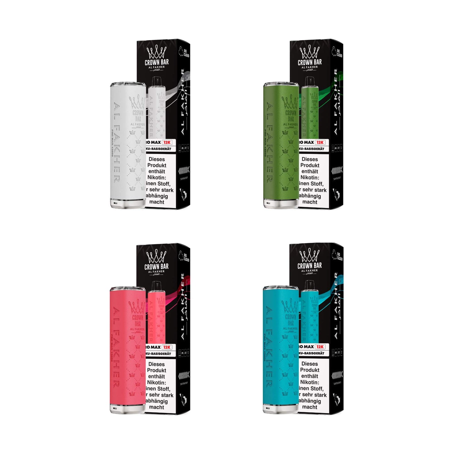 Al Fakher Crown Bar Pro Max 12K - Batterie Pod