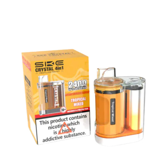SKE Crystal 2400 4-in-1 - 2400 bouffées - 2% nicotine - Vape Pod