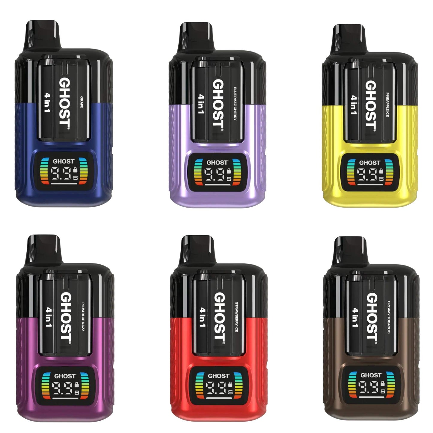 Ghost 4 in 1 Pods - 2400 bouffées - 2% nicotine - Vape Pod
