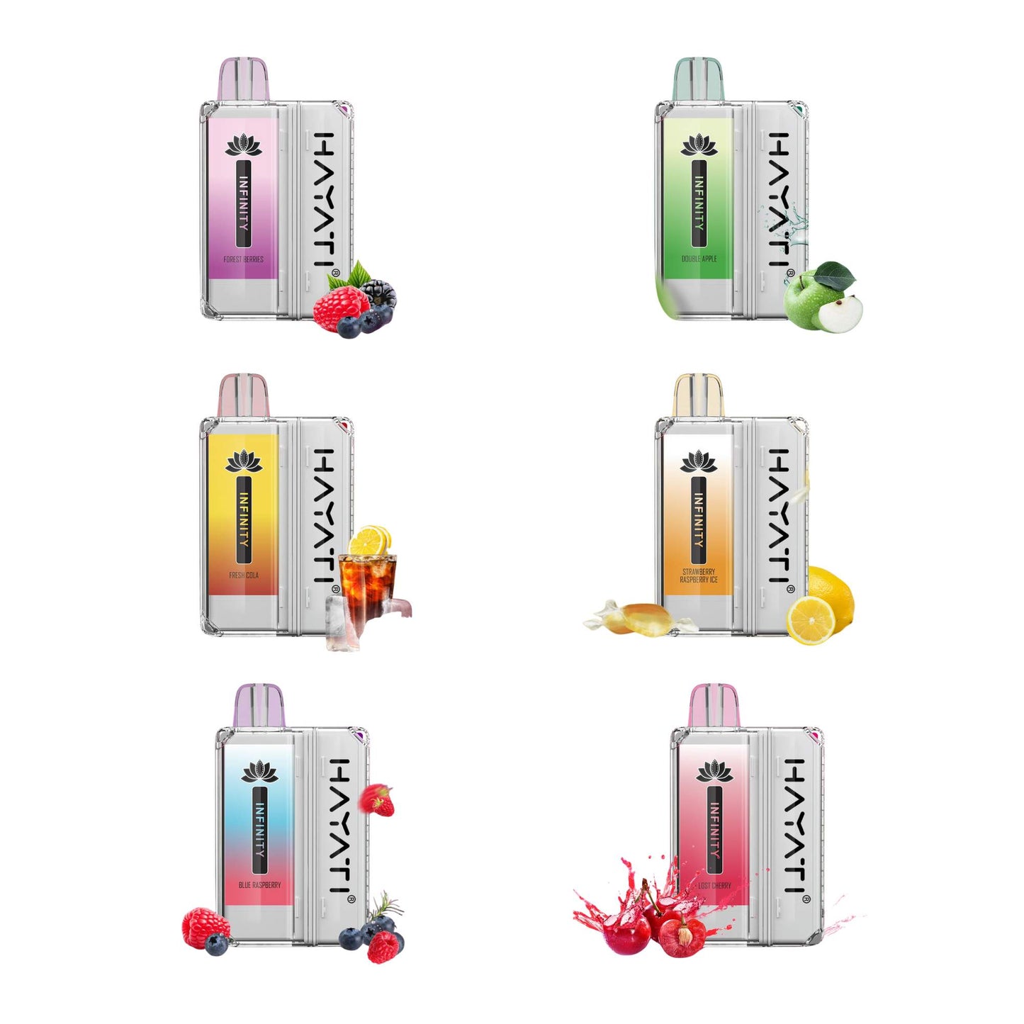 Hayati - Infinity - 6000 - bouffées - 2% nicotine - Vape Pod