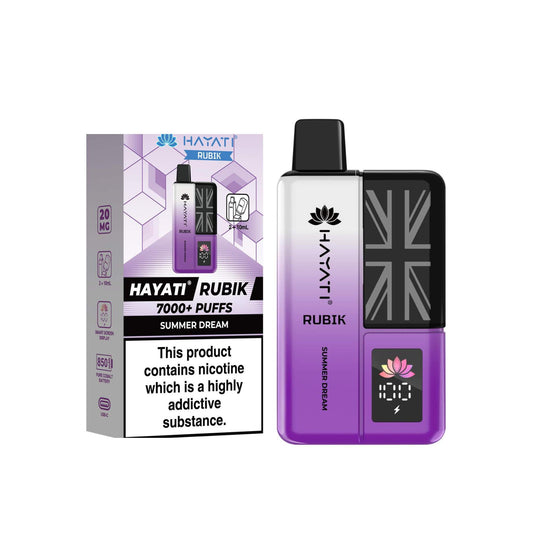 Hayati - Rubik - 7000 - bouffées - 2% nicotine - VapePod