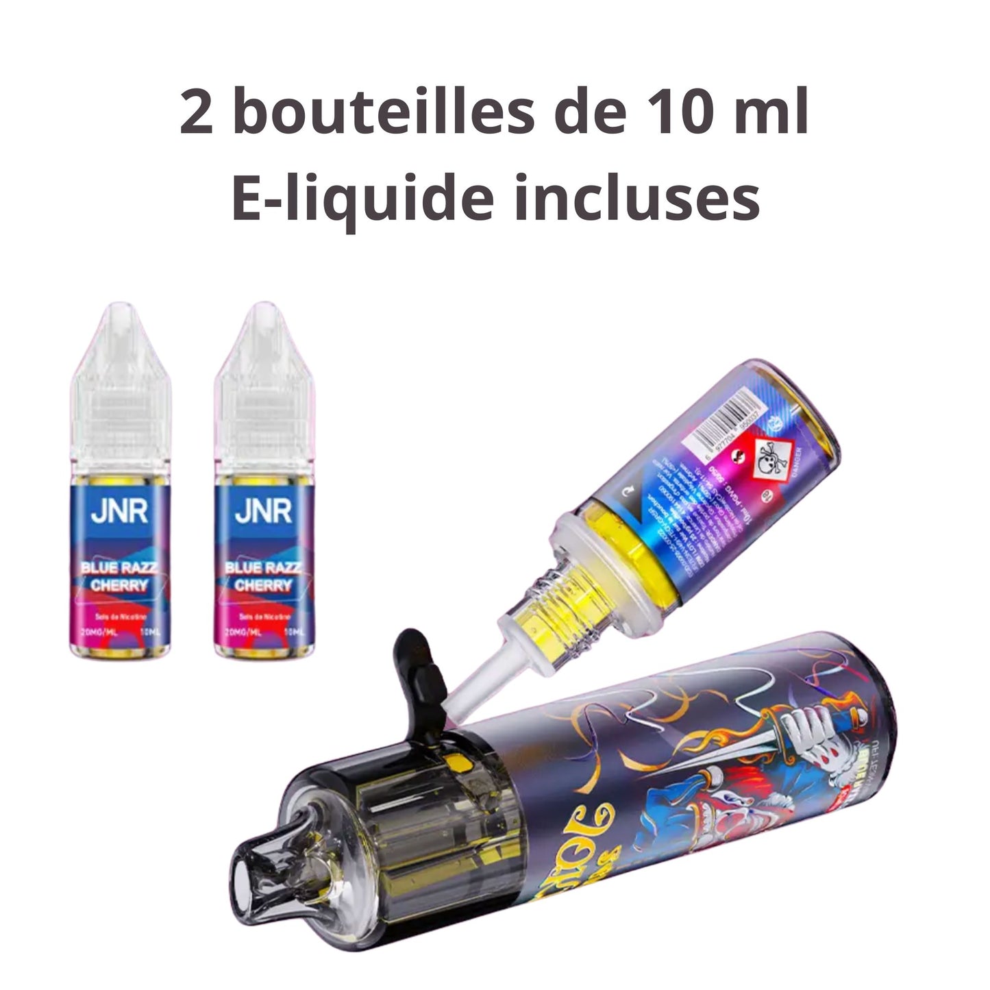 JNR Joker – 24000 bouffées – 2% nicotine – Pod Vape