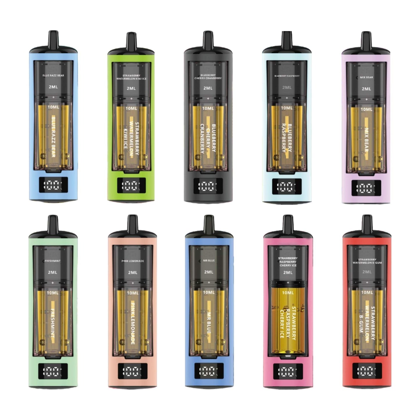Airmez TriSpin - 30000 bouffées - 2% nicotine - Vape Pod