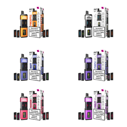 Angel® 2400 VBS33 + Pods | 2x 600 Puffs - 2% nicotine - Kit Vape Pod
