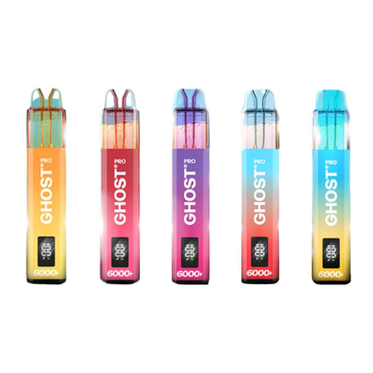 GHOST PRO - 6000 bouffées - 2% nicotine - Vape Pod