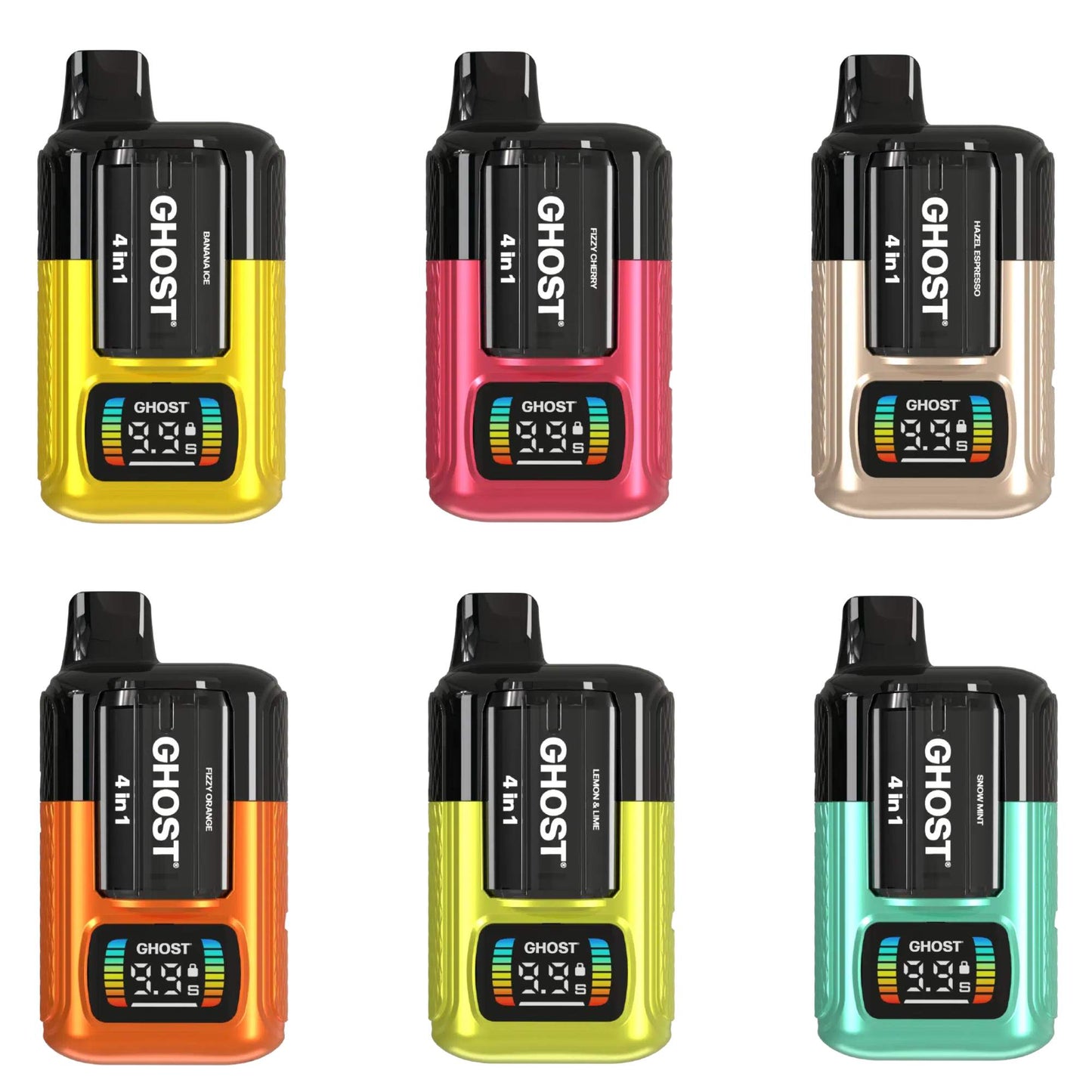 Ghost 4 in 1 Pods - 2400 bouffées - 2% nicotine - Vape Pod