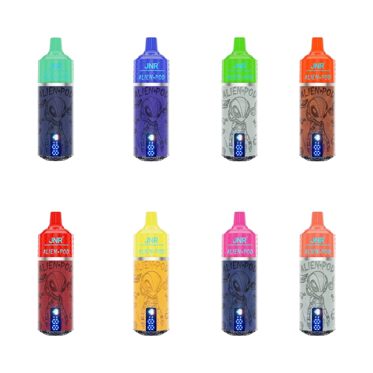 JNR - Alien Pod - 13000 bouffées - 2% nicotine - Pod Vape