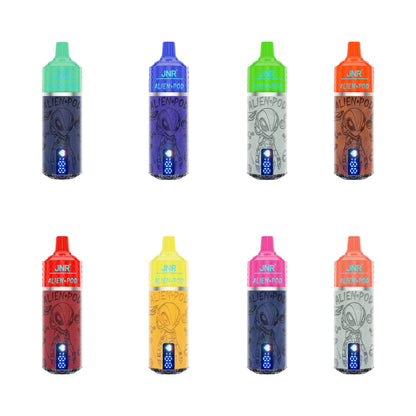 JNR - Alien Pod - 13000 bouffées - 2% nicotine - Pod Vape