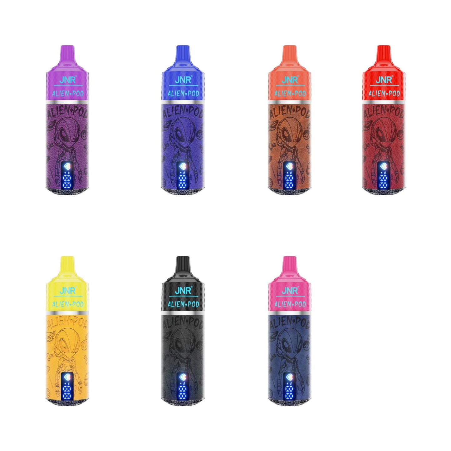 JNR - Alien Pod - 13000 bouffées - 2% nicotine - Pod Vape