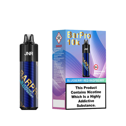 JNR  - BarPro - 10000 bouffées - 2% nicotine - Pod Vape