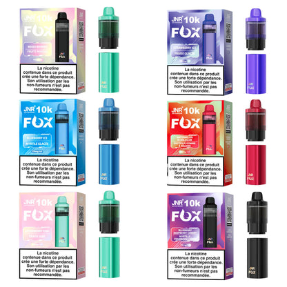 JNR - Fox - 10000 bouffées - 2% nicotine - Vape Pod