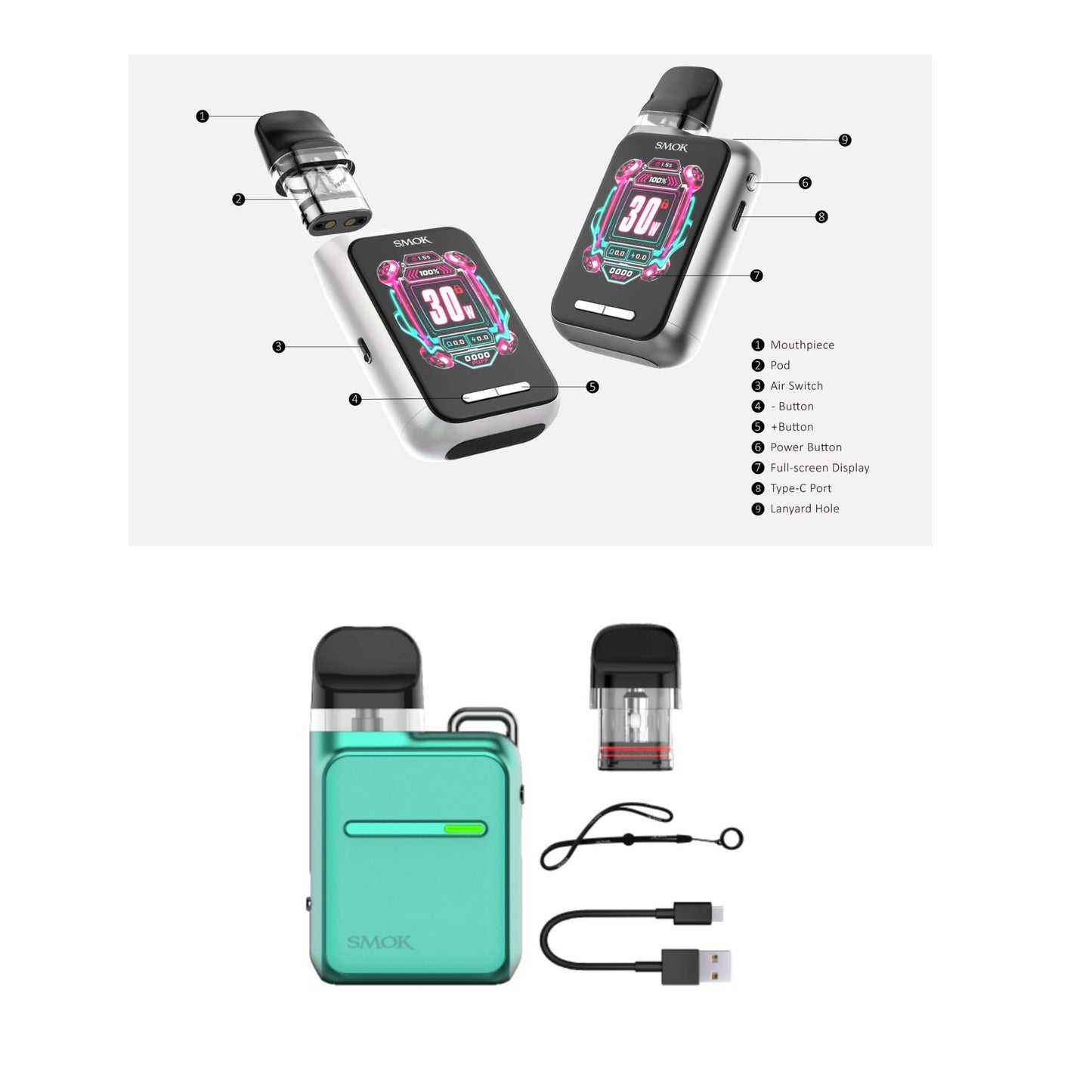 SMOK NOVO GT BOX - 2% nicotine - Vape Pod