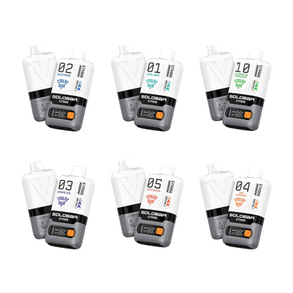 SoloBar Et9000 - 9K bouffées - 2% nicotine - Vape Pod